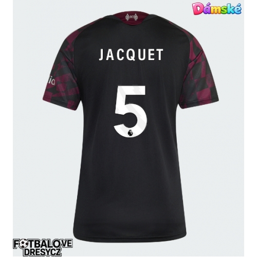 Liverpool Jeremy Jacquet #5 Dámské Alternativní Dres 2026-27 Krátký Rukáv Liverpool Jeremy Jacquet #5 Dámské Alternativní Dres 2026-27 Krátký Rukáv